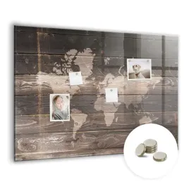 tablica-magnetyczna-suchoscieralna-wymiar-100x70-cm-mapa-swiata-na-drewnie