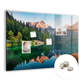 suchoscieralna-tablica-magnetyczna-z-magnesami-100x70-cm-krajobraz-jeziora