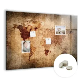 kreatywna-tablica-magnetyczna-magnesy-wymiar-100x70-cm-stara-mapa-swiata