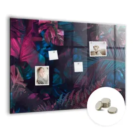kreatywna-tablica-magnetyczna-magnesy-wymiar-100x70-cm-egzotyczne-kwiaty