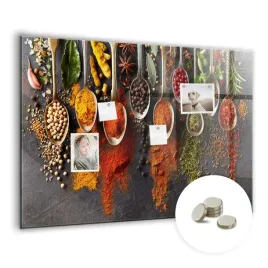tablica-magnetyczna-do-domu-do-pracy-wymiar-100x70-cm-przyprawy-na-lyzkach