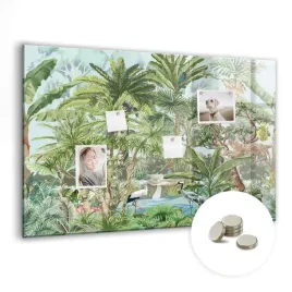 tablica-magnetyczna-suchoscieralna-wymiar-90x60-cm-natura-dzungla-przyroda