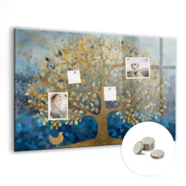 kreatywna-tablica-magnetyczna-magnesy-wymiar-90x60-cm-abstrakcyjne-drzewo