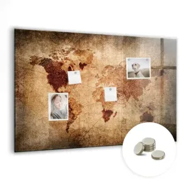 magnetyczny-planer-tablica-suchoscieralna-wymiar-90x60-cm-stara-mapa-swiata