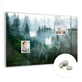 suchoscieralna-tablica-magnetyczna-z-magnesami-wymiar-90x60-cm-mglisty-las