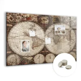 magnetyczny-planer-tablica-suchoscieralna-wymiar-90x60-cm-stara-mapa-swiata
