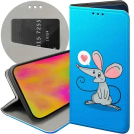 etui-z-klapka-do-xiaomi-redmi-note-12-4g-wzory-myszka-mouse-mini-futeral