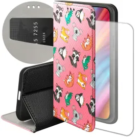 etui-z-klapka-do-iphone-15-wzory-kreskowki-bajki-filmy-animowane-futeral