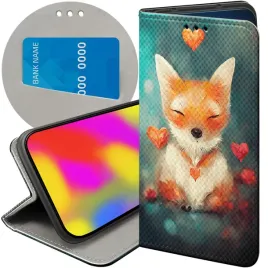 etui-z-klapka-do-xiaomi-redmi-note-12-4g-wzory-liski-lisy-fox-futeral-case