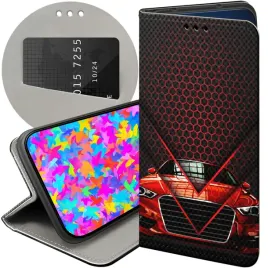 etui-z-klapka-do-xiaomi-redmi-note-12-4g-wzory-auto-motor-pojazdy-samochody