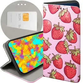 etui-z-klapka-do-xiaomi-redmi-note-12-4g-wzory-truskawki-poziomki-owoce