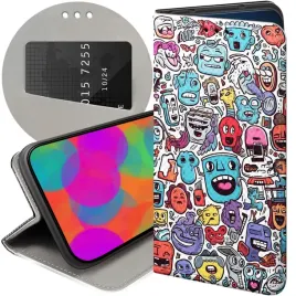 etui-do-xiaomi-redmi-note-12-4g-wzory-doodle-zwierzeta-potwory-rysunki-case