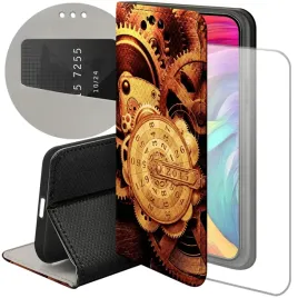 etui-z-klapka-do-xiaomi-redmi-note-12-4g-wzory-zegary-czas-zegarmistrz-case