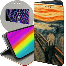 etui-z-klapka-do-xiaomi-redmi-note-12-4g-wzory-edvard-munch-krzyk-malarstwo