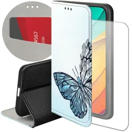 etui-z-klapka-do-iphone-15-pro-max-wzory-motyle-butterfly-barwne-futeral