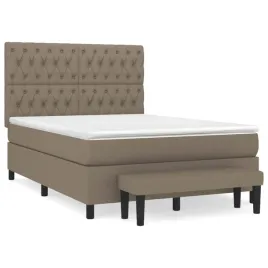lozko-kontynentalne-140x190-taupe-materac-ze-sprezynami-i-zaglowki