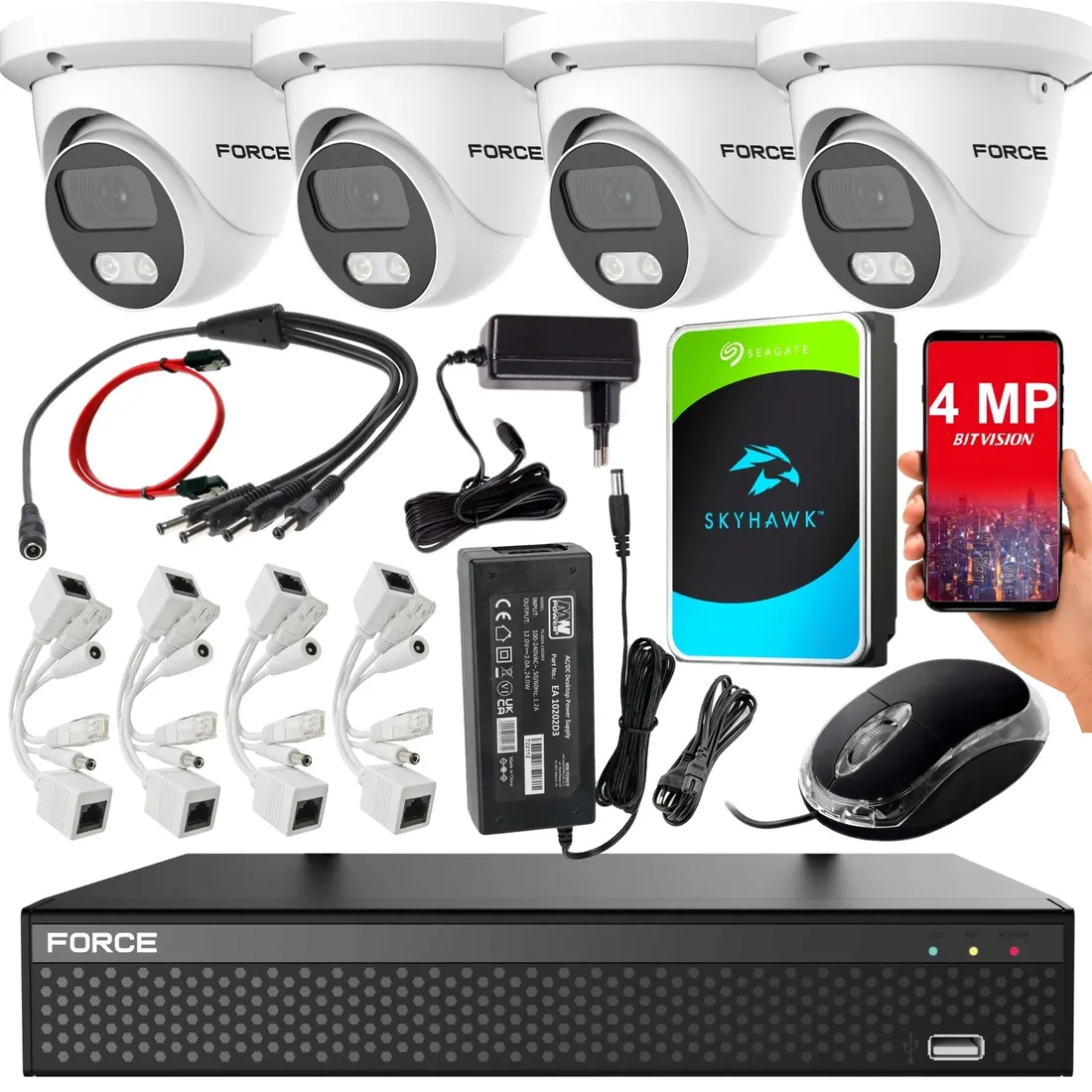 force-zestaw-monitoringu-4x-kamera-ip-4mpx-2k-aplikacja-dysk-1tb