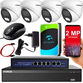 force-zestaw-monitoringu-4x-kamera-ip-2mpx-full-hd-dysk-1tb-switch-poe