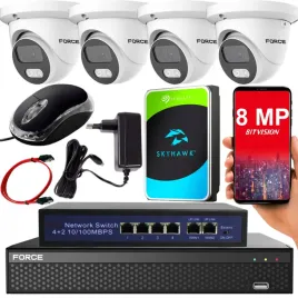 force-zestaw-monitoringu-4x-kamera-ip-8mpx-4k-dysk-1tb-switch-poe