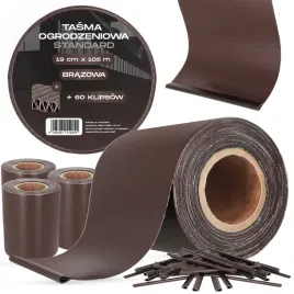 tasma-ogrodzeniowa-19cm-105m-oslona-plot-ogrodzenie-klipsy-paneli-brazowa