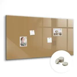 magnetyczna-foto-tablica-do-nauki-i-edukacji-kolor-ciemny-bezowy-120x60-cm