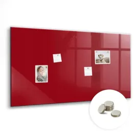 magnetyczna-foto-tablica-do-nauki-i-edukacji-kolor-czerwony-duza-120x60-cm