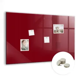 tablica-magnetyczna-z-pieknym-nadrukiem-do-szkoly-kolor-burgundowy-90x60-cm