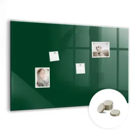 dekoracyjna-tablica-magnetyczna-home-office-kolor-butelkowa-zielen-90x60-cm