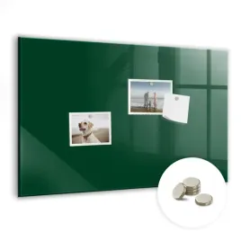 dekoracyjna-tablica-magnetyczna-home-office-kolor-butelkowa-zielen-60x40-cm