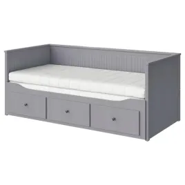 ikea-hemnes-lezanka-z-szufladami-2-materace-afjall-srednio-twardy-80x200-cm