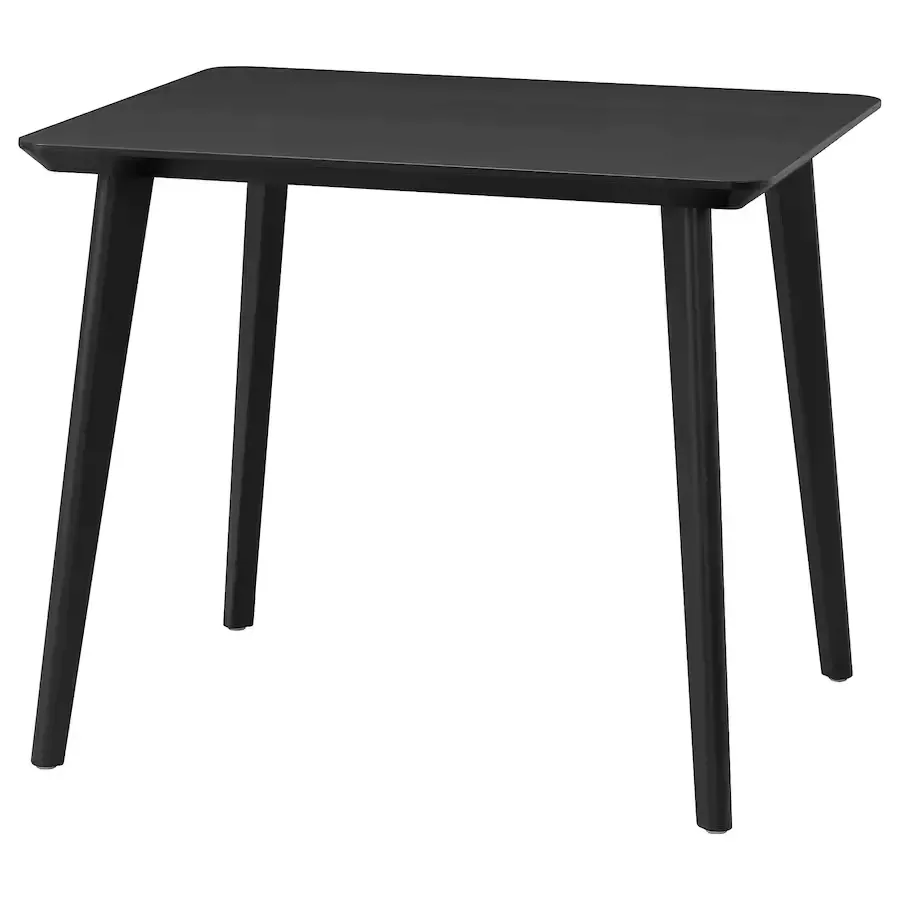 ikea-lisabo-stol-czarny-88x78-cm