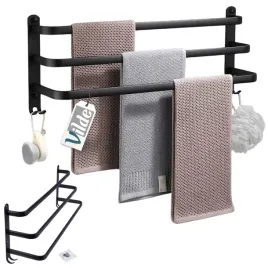 wieszak-lazienkowy-scienny-na-reczniki-metalowy-czarny-haczyki-60-cm