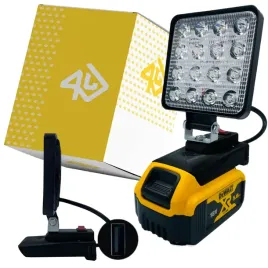 Zdjęcie produktu LAMPA ROBOCZA DO DEWALT HALOGEN LAMPKA 18V +USB