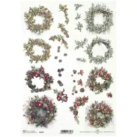 papier-ryzowy-do-decoupage-a4-itd-r2297-zimowe-wience-wianki-3d