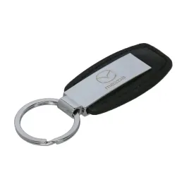 brelok-do-kluczy-mazda-owalny-czarny-metal-skora