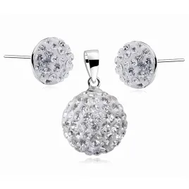 elegancki-srebrny-komplet-shamballa-biale-polkule-kulka-swarovski-8mm-12mm