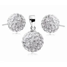 elegancki-srebrny-komplet-shamballa-biale-kulki-balls-swarovski-10mm-12mm