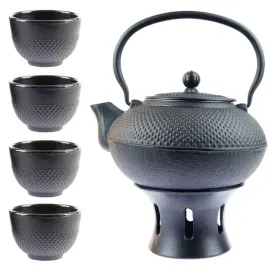 imbryk-zeliwny-15l-zestaw-4x-czarki-podgrzewacz