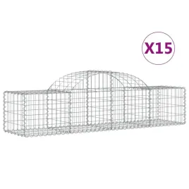 kosze-gabionowe-15-szt-200x50x40-60-cm-galwanizowane-zelazo