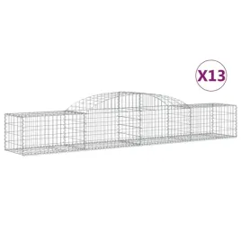 kosze-gabionowe-13-szt-300x50x40-60-cm-galwanizowane-zelazo