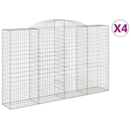 kosze-gabionowe-4-szt-300x50x180-200-cm-galwanizowane-zelazo