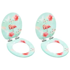 deski-klozetowe-wolnoopadajace-2-szt-mdf-motyw-flamingow