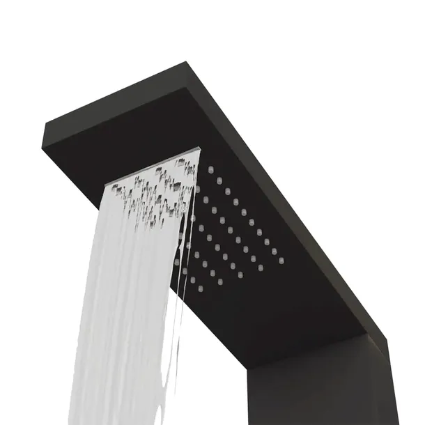 panel-prysznicowy-aluminiowy-czarny-stan-nowy