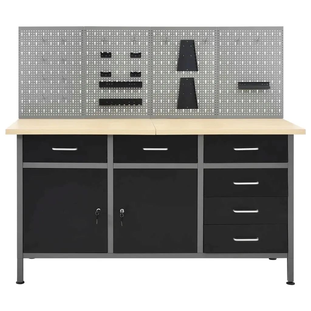 stol-roboczy-z-4-panelami-sciennymi-stan-nowy