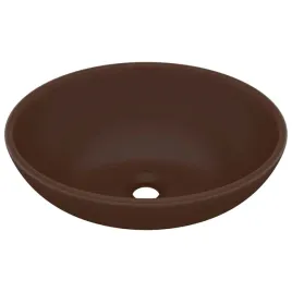 luksusowa-owalna-umywalka-ciemnobrazowa-matowa-40x33-cm