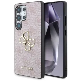 guess-big-4g-logo-classic-logo-etui-do-samsung-galaxy-s25-ultra-rozowy