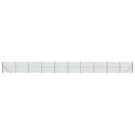 ogrodzenie-z-siatki-ze-stopami-slupkow-zielone-14x25-m