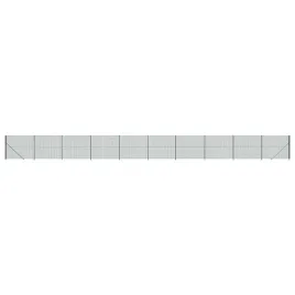 ogrodzenie-z-siatki-ze-stopami-slupkow-zielone-2x25-m