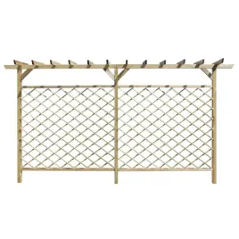 ogrodzenie-ogrodowe-z-kratka-i-pergola-drewno