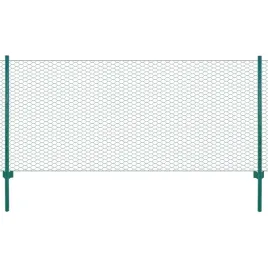 siatka-ogrodzeniowa-ze-slupkami-stal-25-x-075-m-zielony